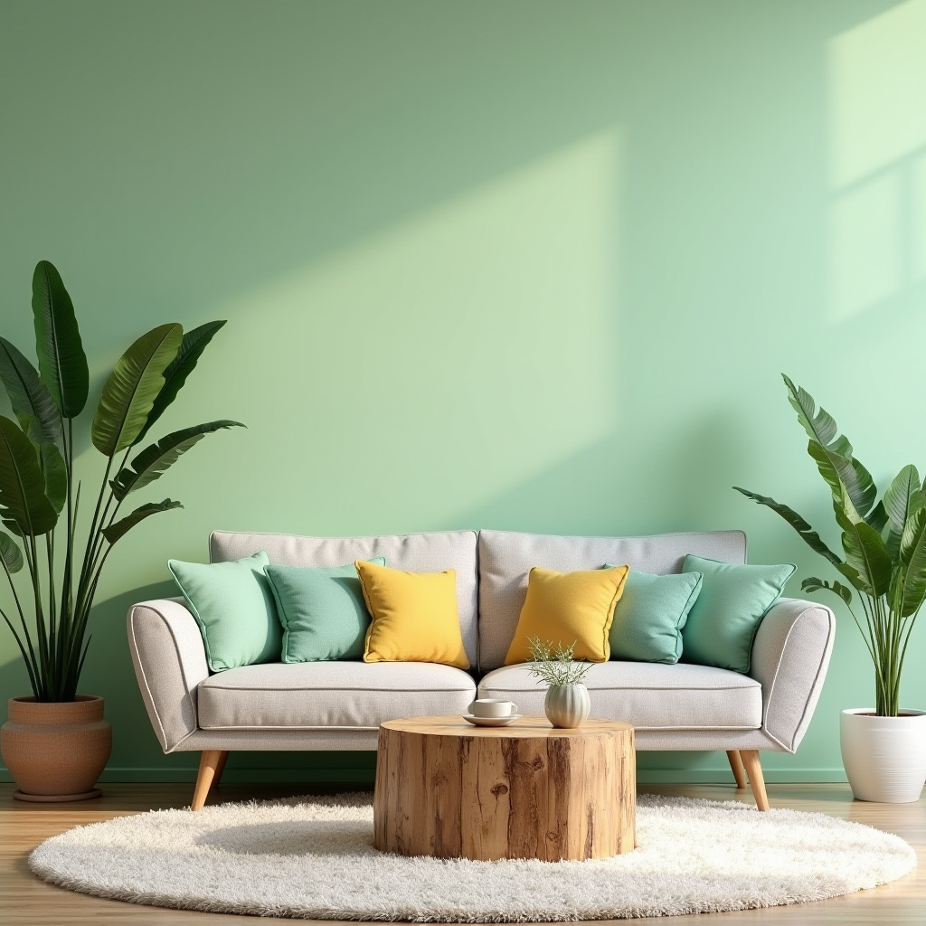 Green Living Room Decor 24