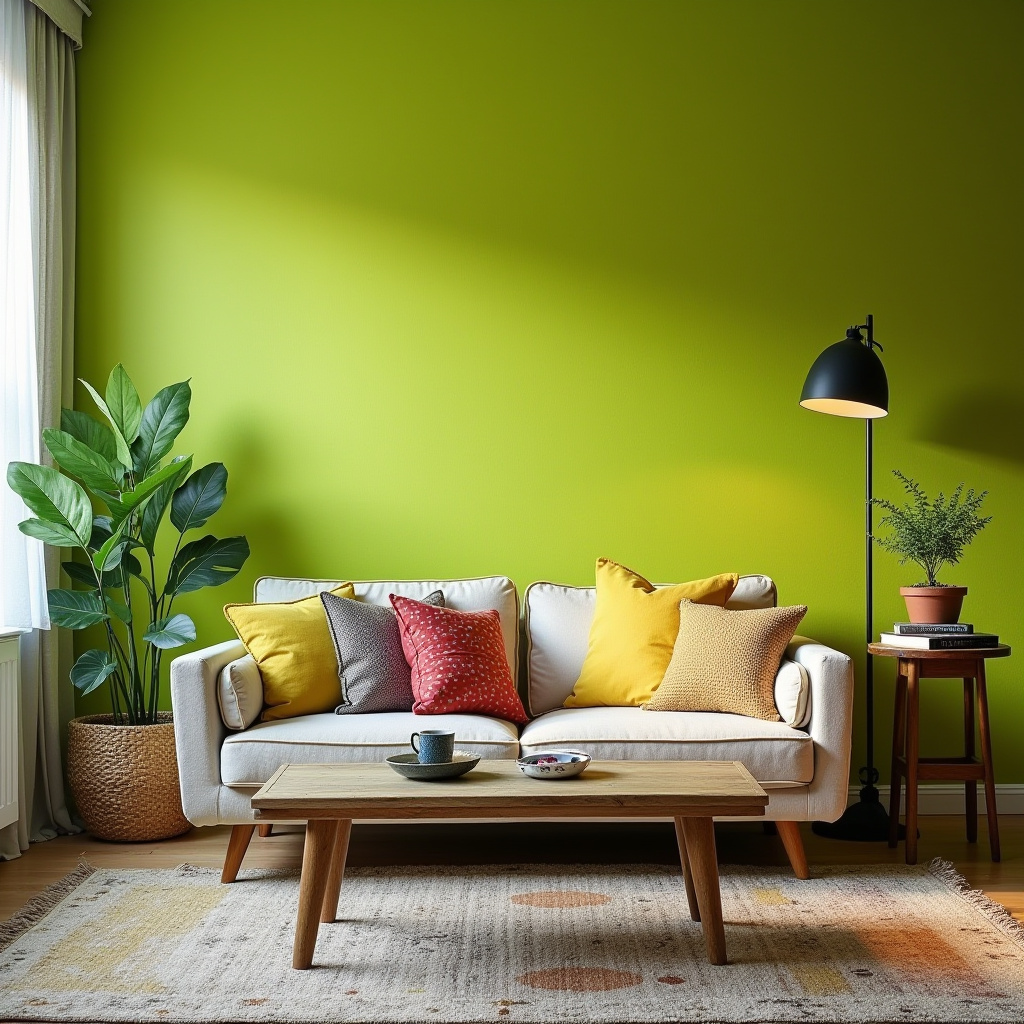 Green Living Room Decor 26