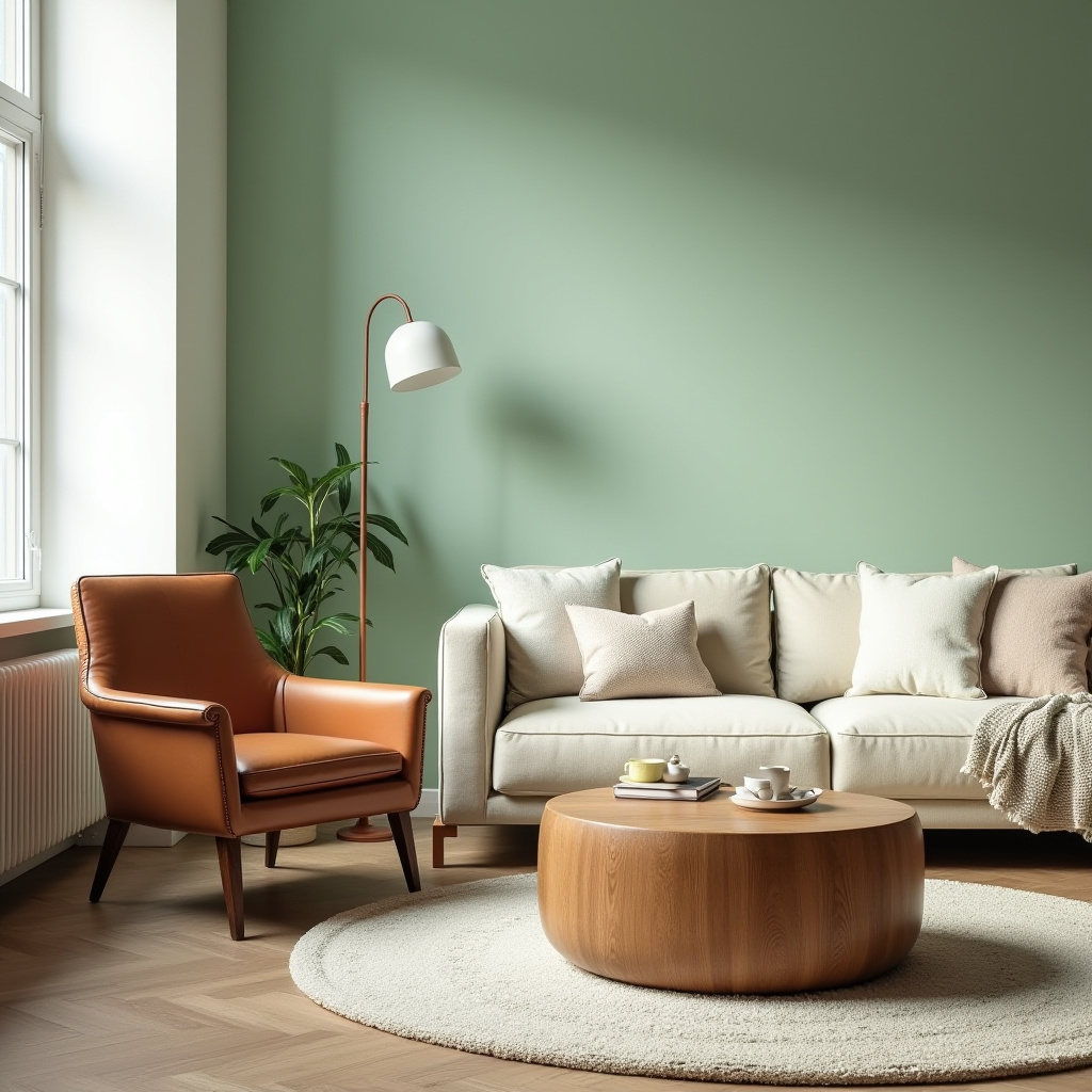 Green Living Room Decor 3
