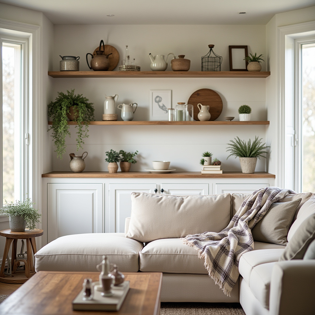 Half Wall Ideas Living Room 15