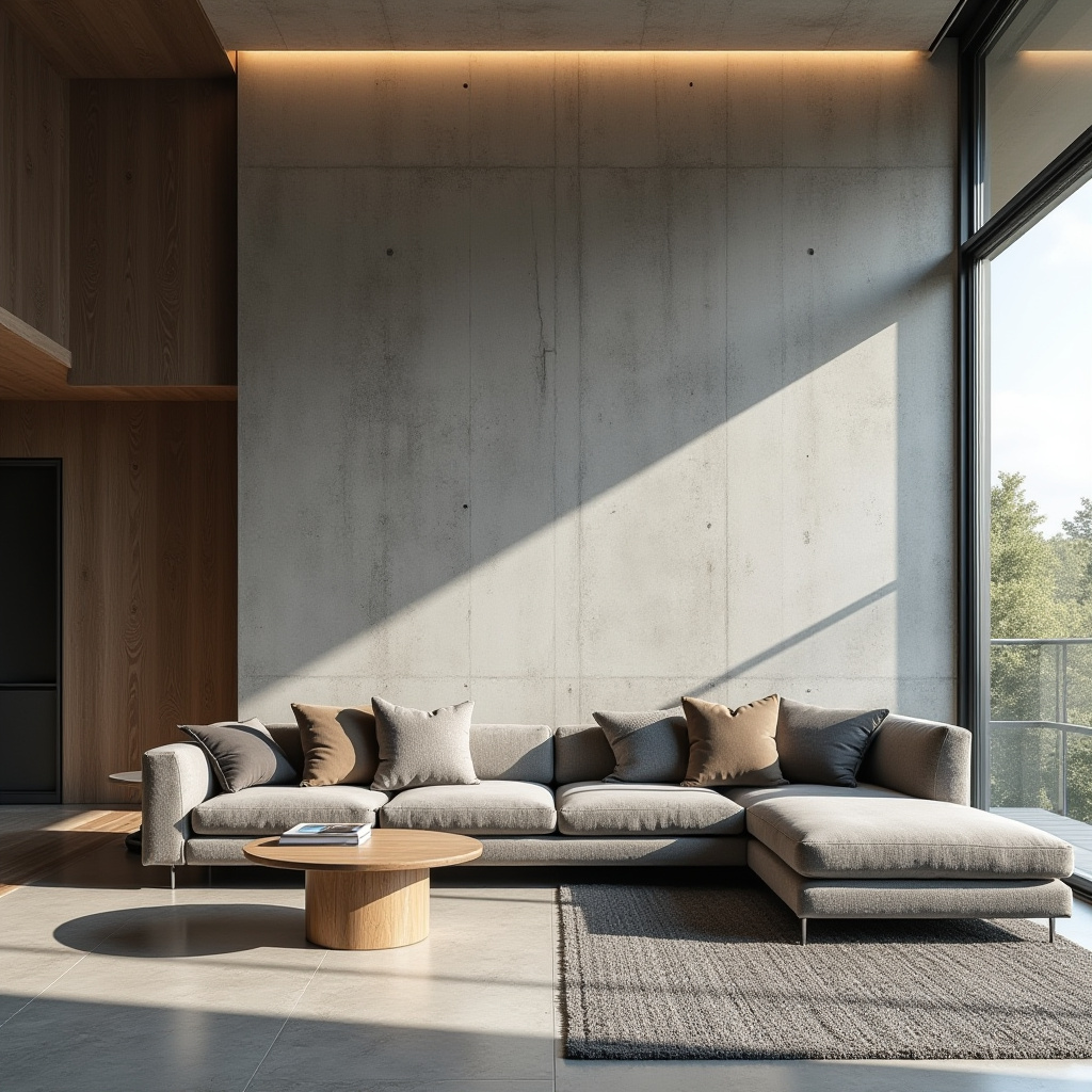 Half Wall Ideas Living Room 17