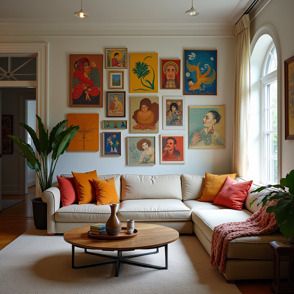 Half Wall Ideas Living Room 20