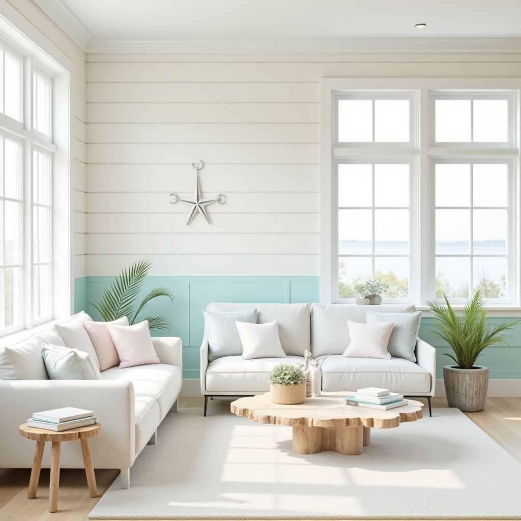 Half Wall Ideas Living Room 30