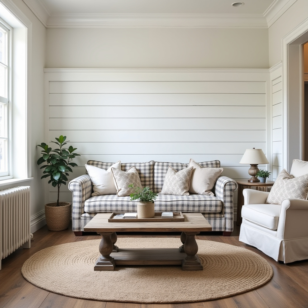 Half Wall Ideas Living Room 4