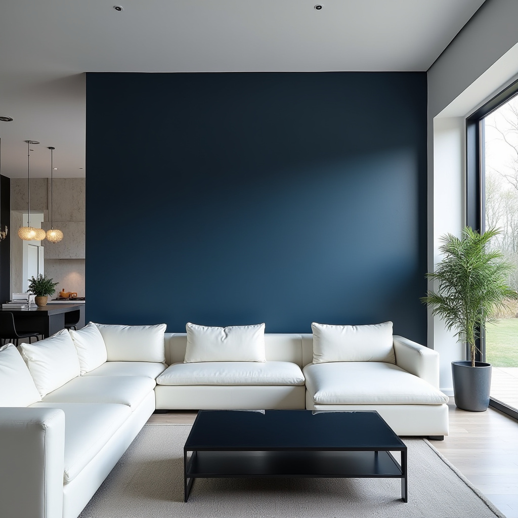 Half Wall Ideas Living Room 8