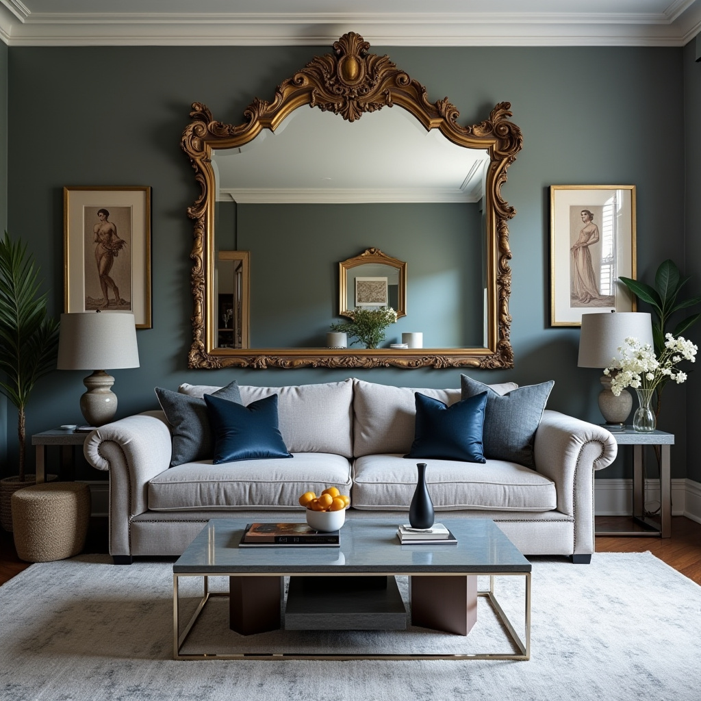 Huge Mirror Living Room 30