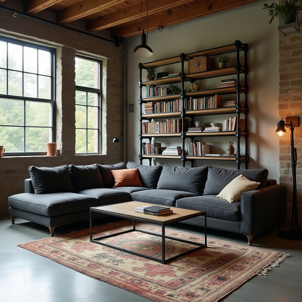 Industrial Style Living Room 2