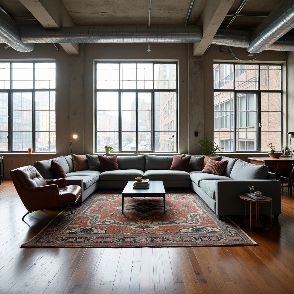 Industrial Style Living Room 4