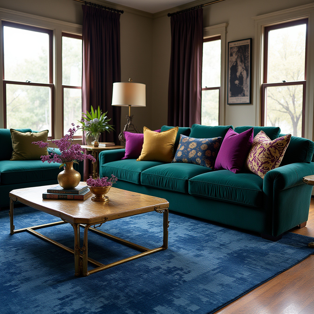 Jewel Tone Living Room 1