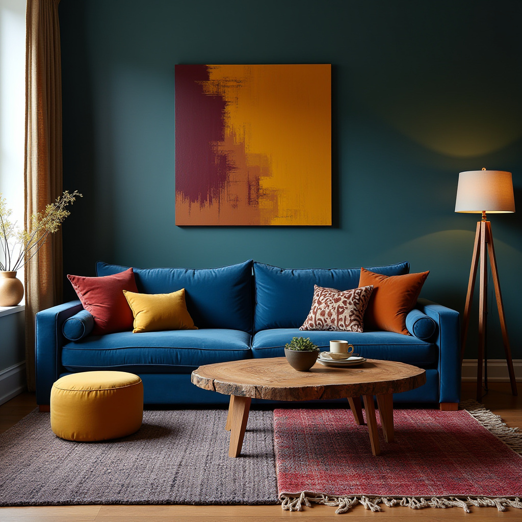 Jewel Tone Living Room 11