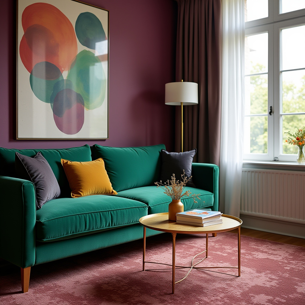 Jewel Tone Living Room 12