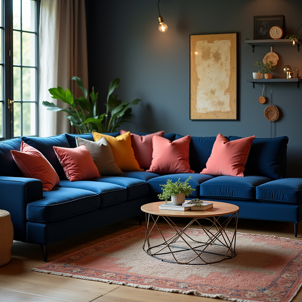 Jewel Tone Living Room 13