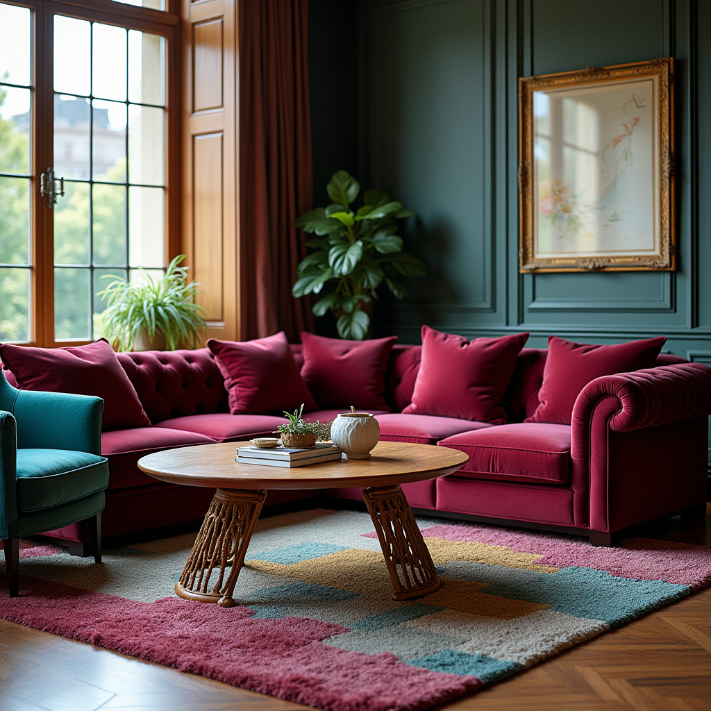 Jewel Tone Living Room 14