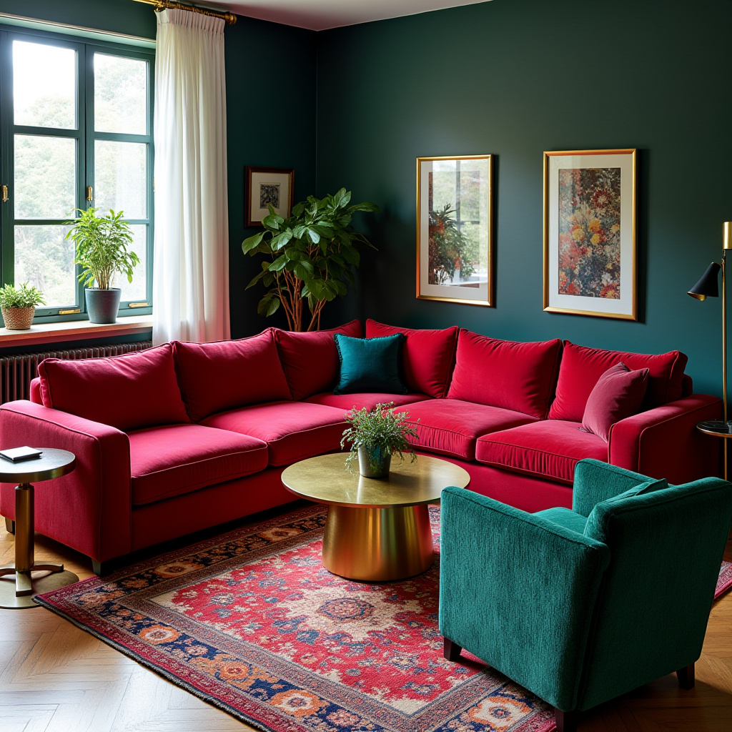 Jewel Tone Living Room 18