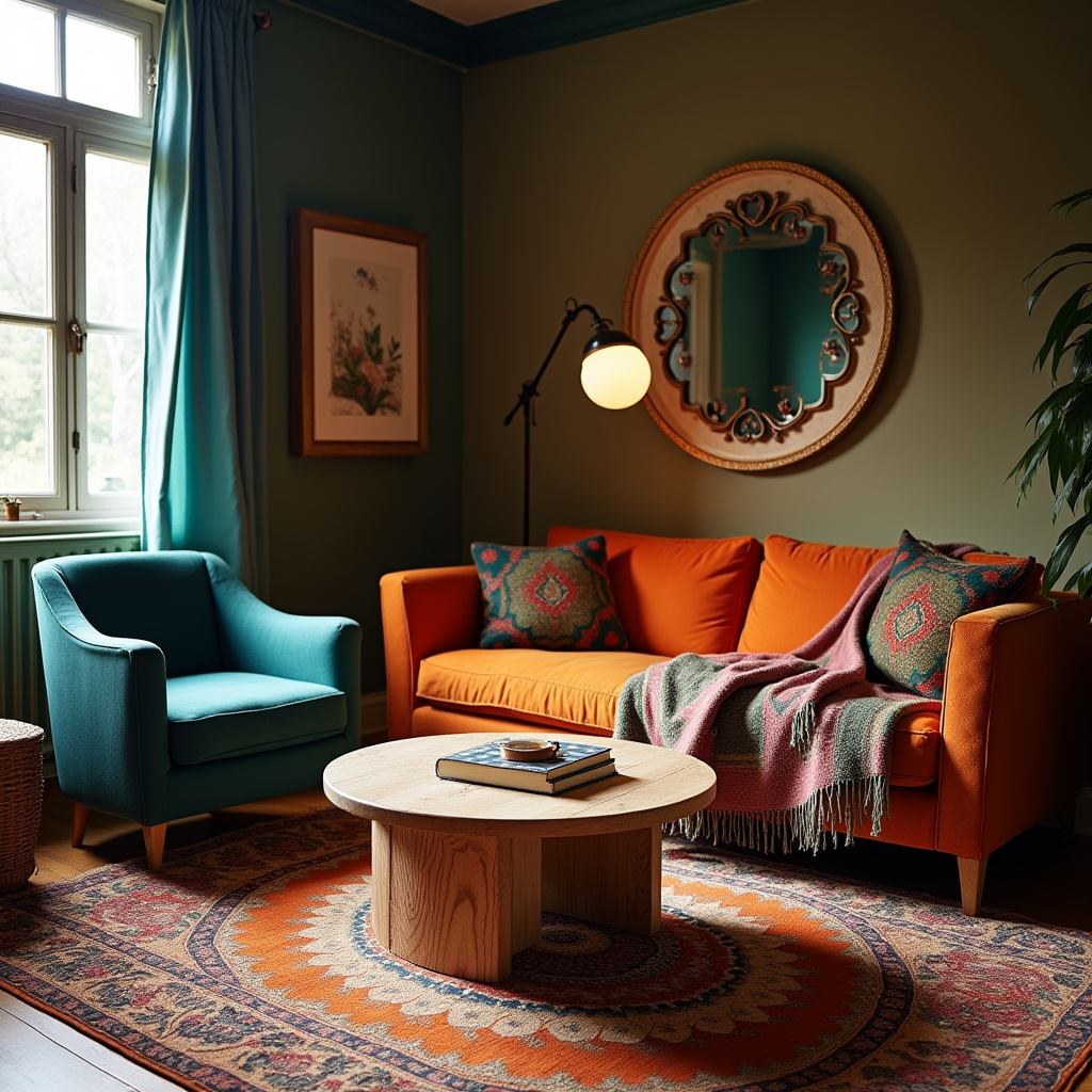 Jewel Tone Living Room 27