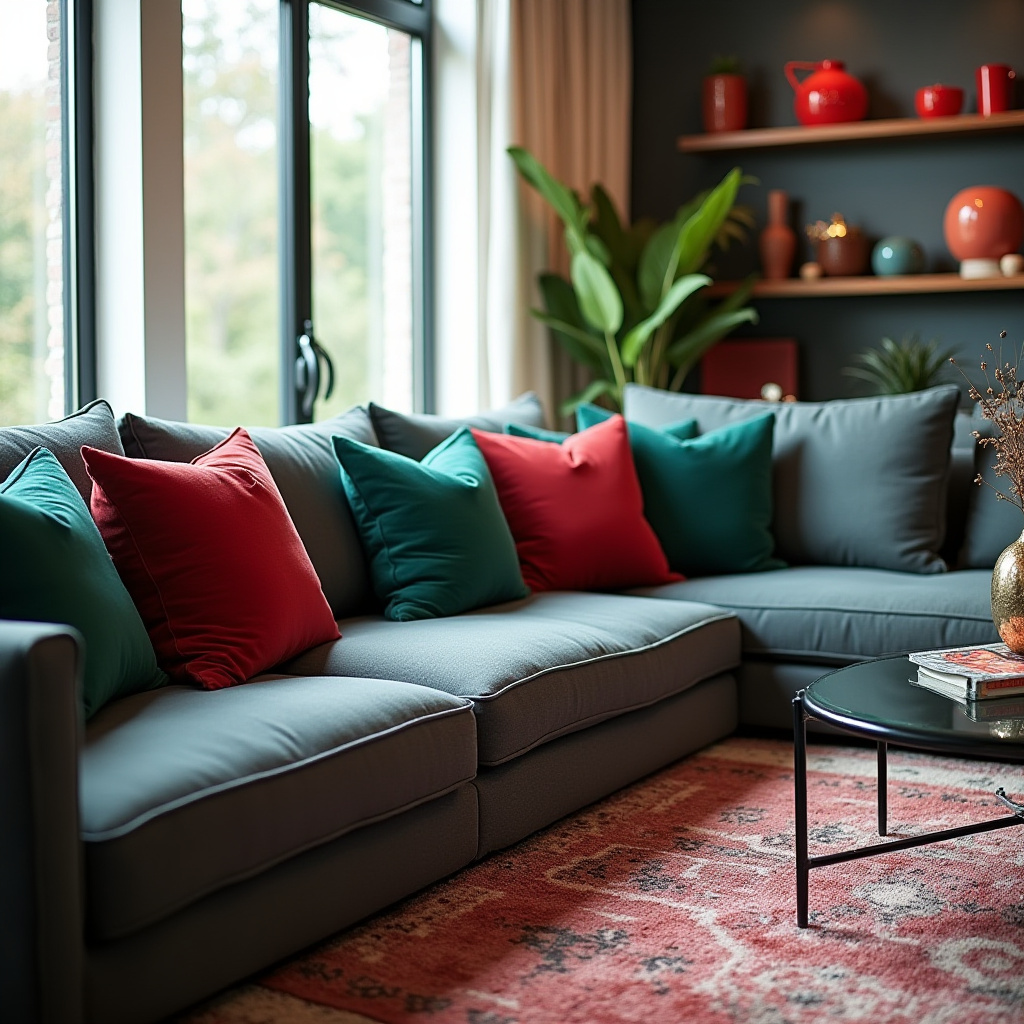 Jewel Tone Living Room 29