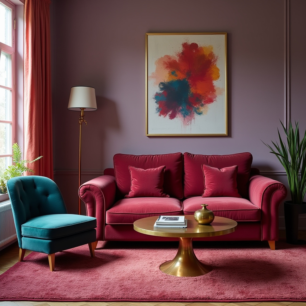 Jewel Tone Living Room 6