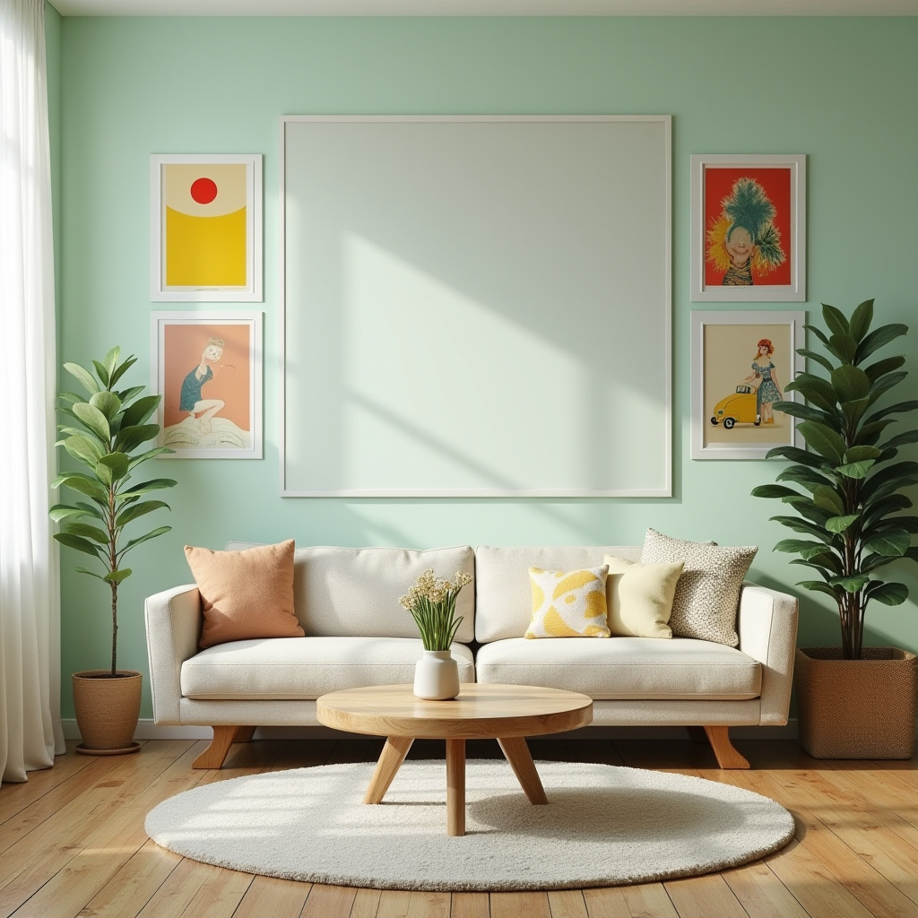 Large Blank Wall Ideas Living Rooms 25