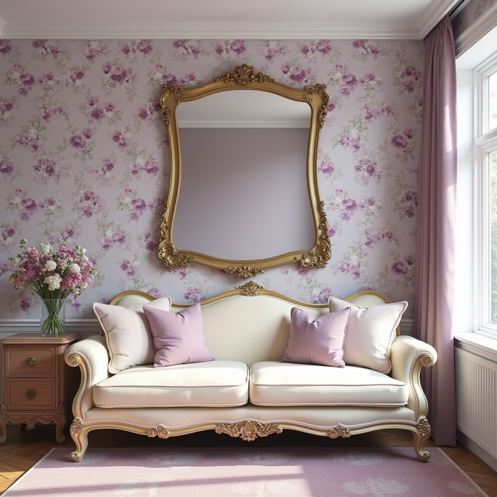 Lilac Living Room Ideas 18