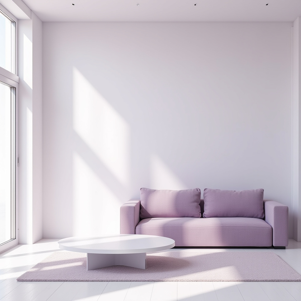 Lilac Living Room Ideas 24