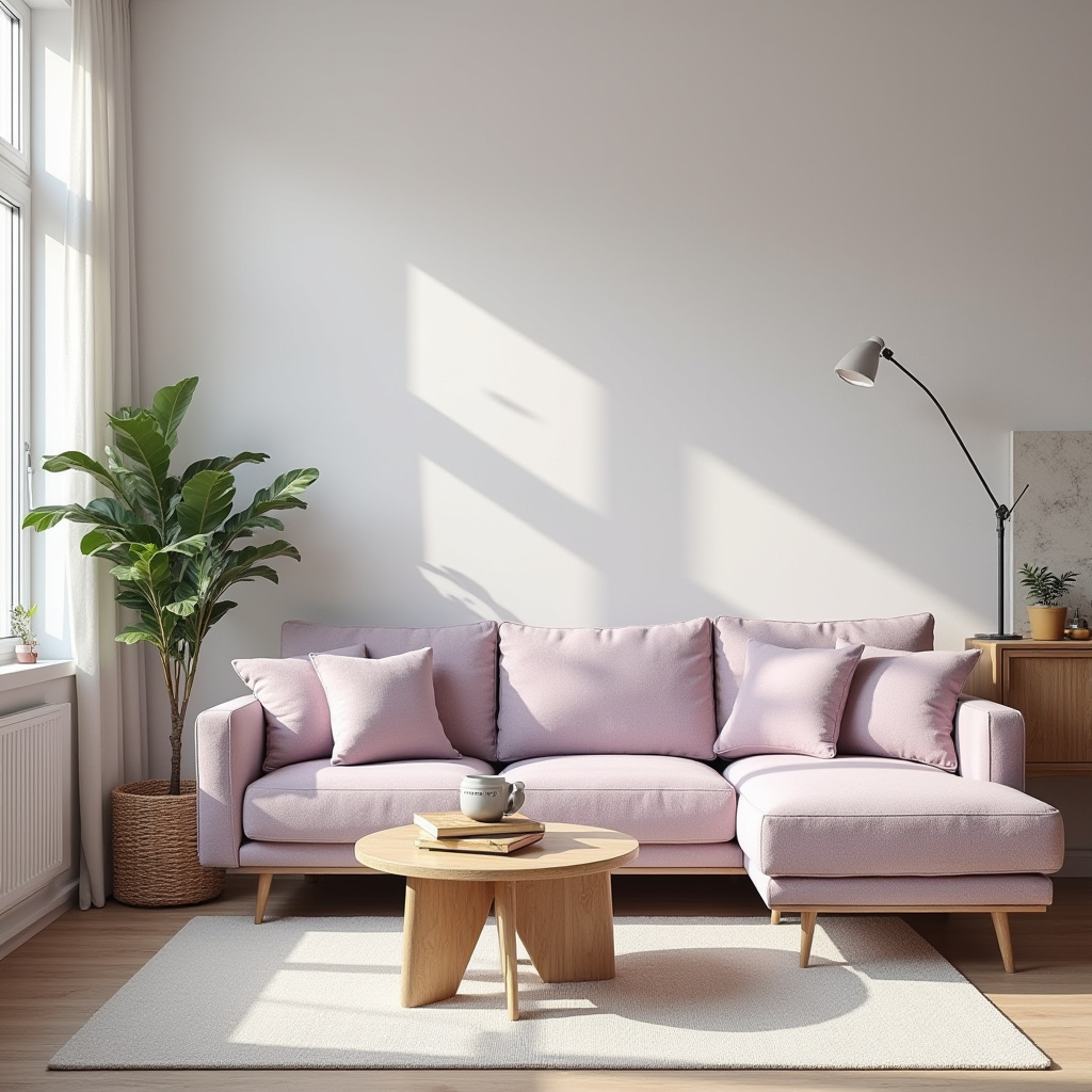 Lilac Living Room Ideas 3