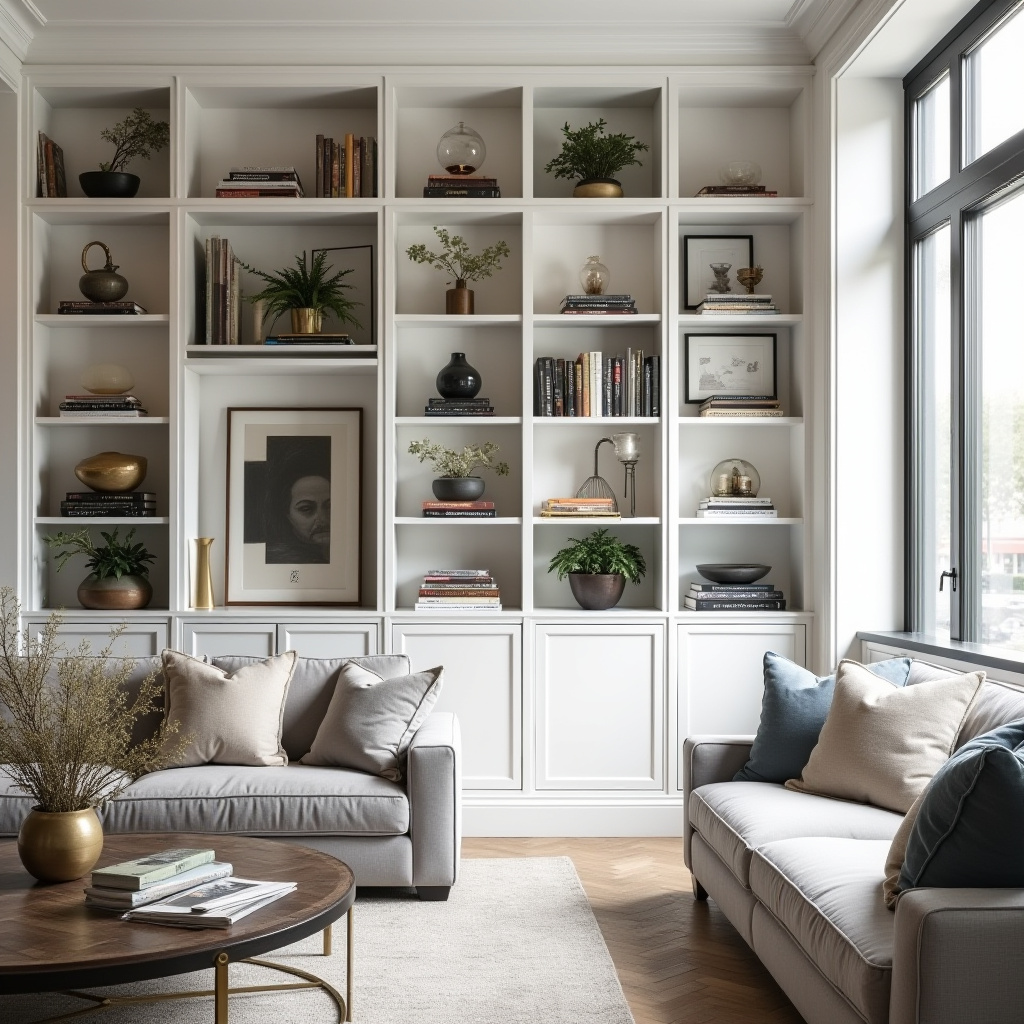 Living Room Bookshelves 14