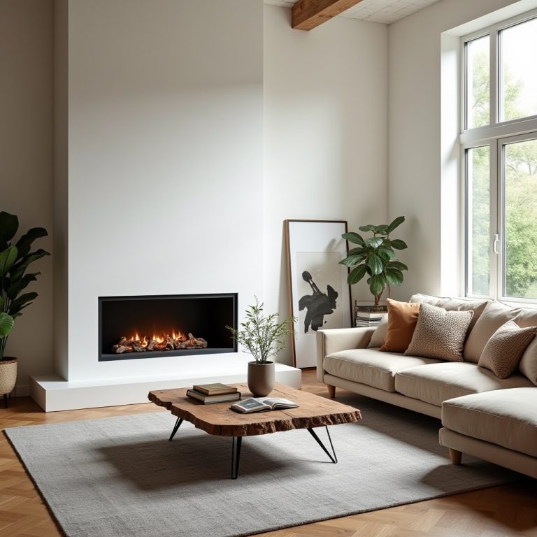 Living Room Decor Fireplace 1