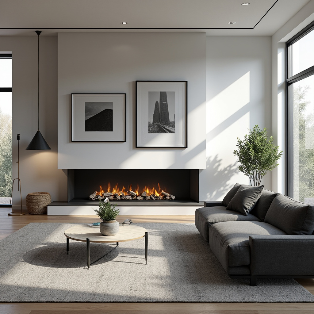 Living Room Decor Fireplace 11