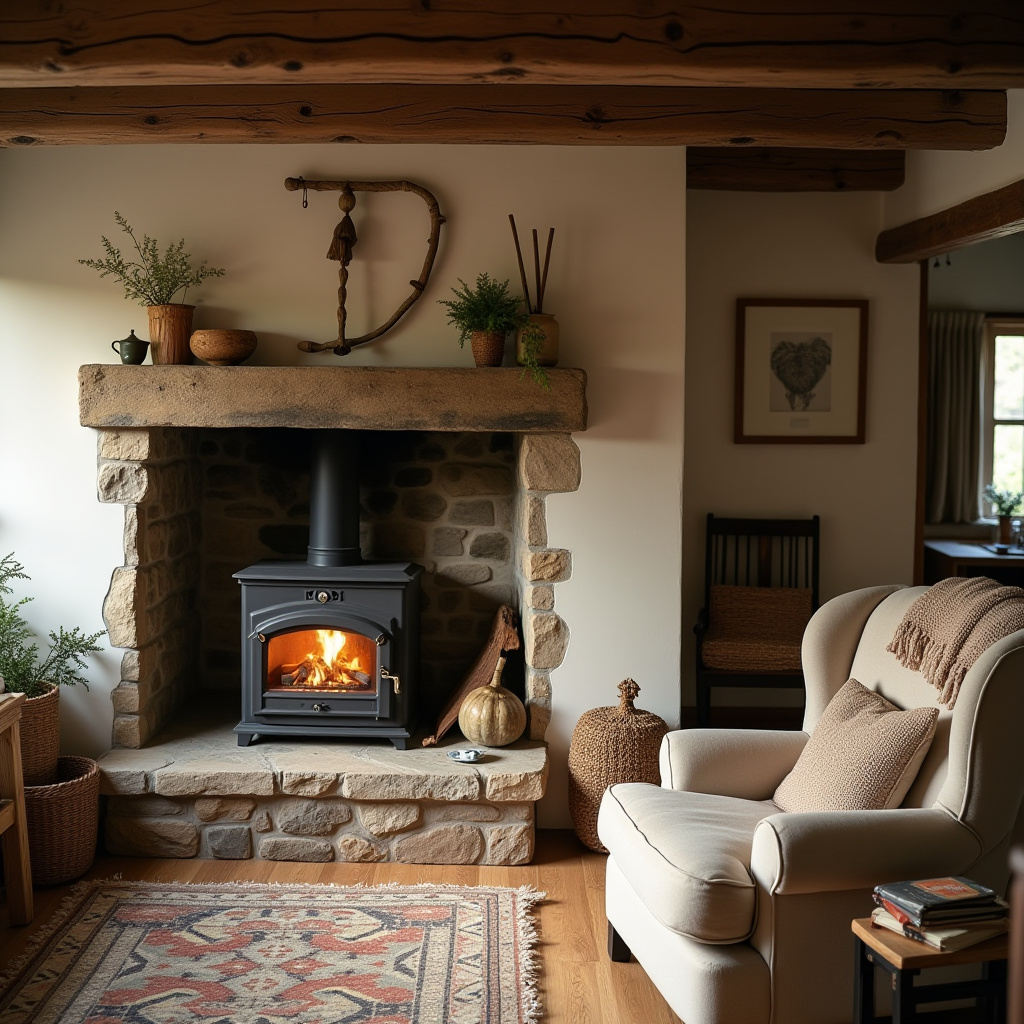 Living Room Decor Fireplace 13