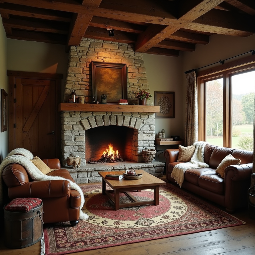 Living Room Decor Fireplace 17