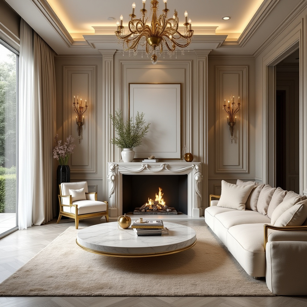Living Room Decor Fireplace 20