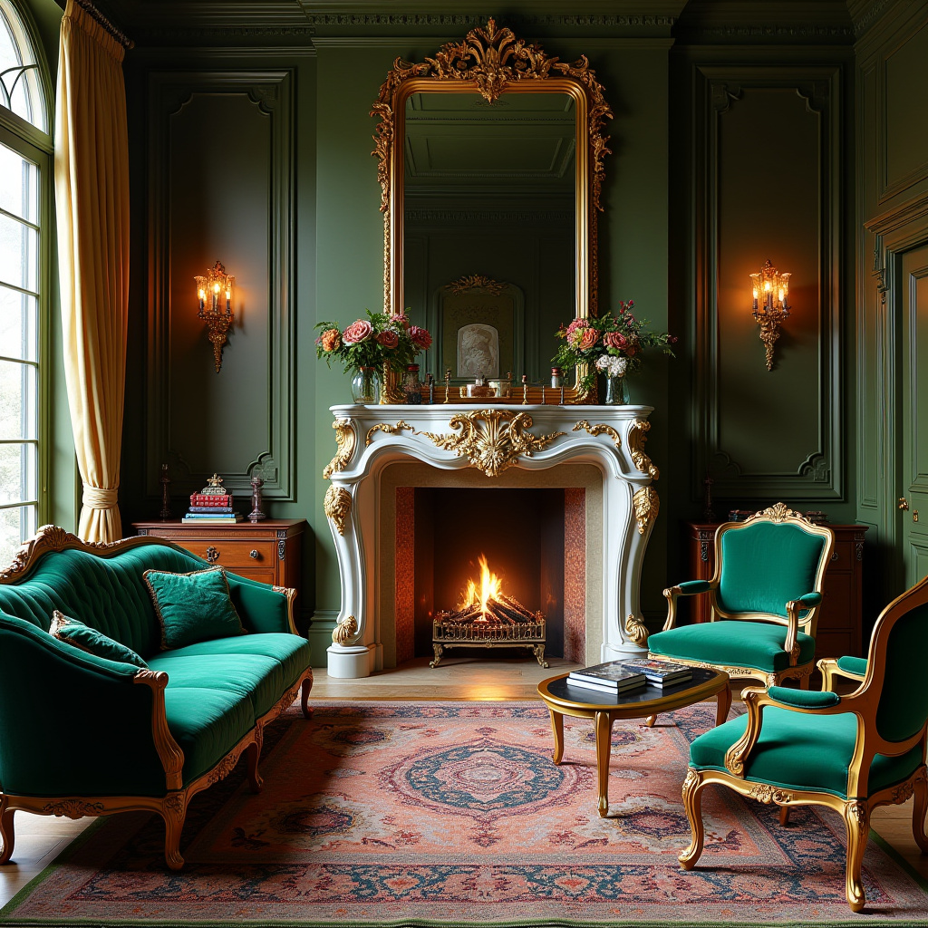 Living Room Decor Fireplace 25