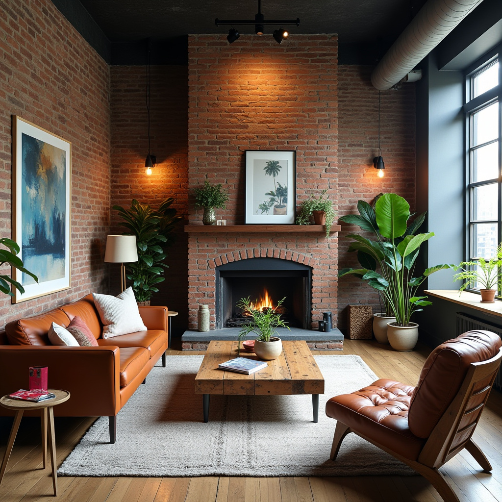 Living Room Decor Fireplace 26