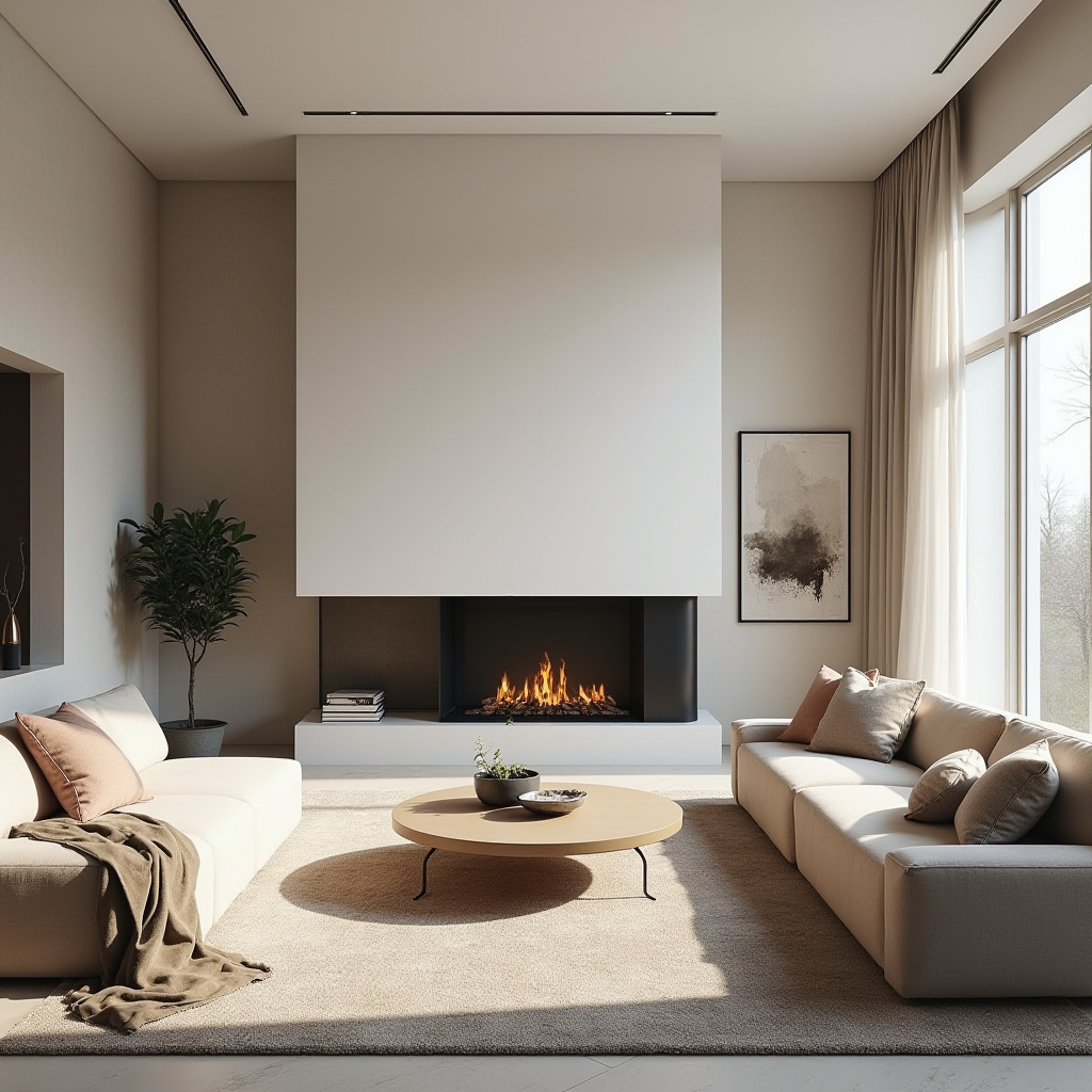 Living Room Decor Fireplace 27