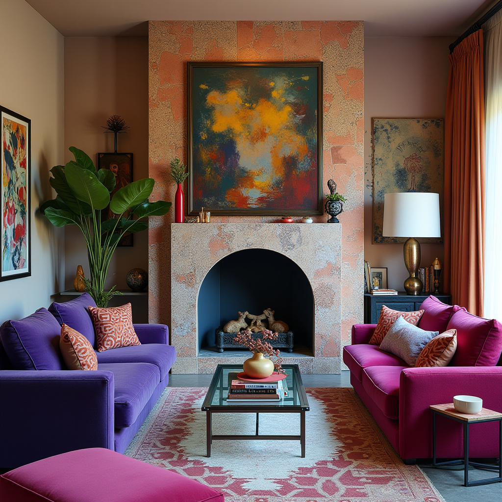 Living Room Decor Fireplace 30