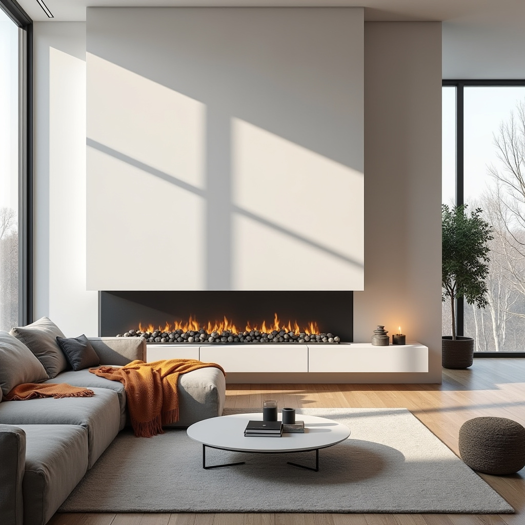 Living Room Decor Fireplace 7