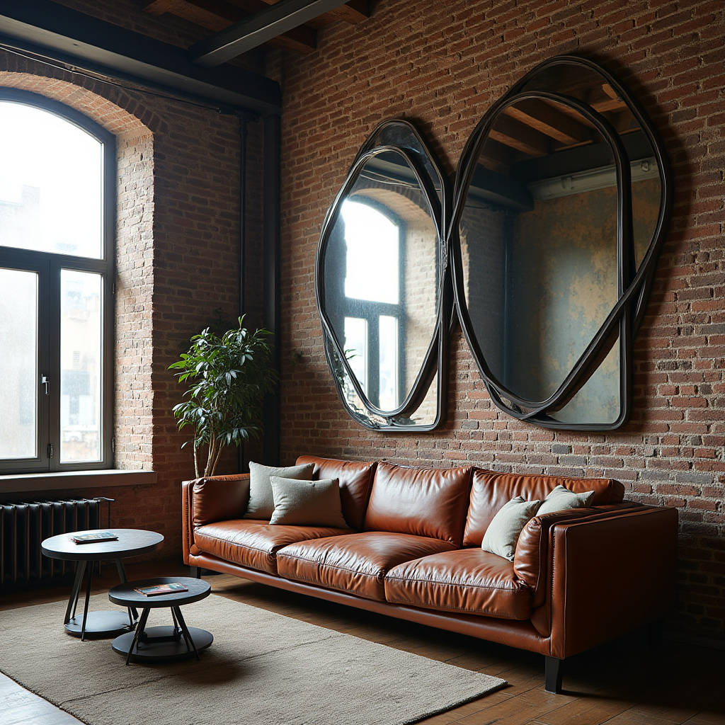 Living Room Mirror Wall 16