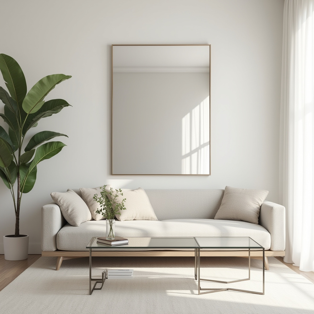 Living Room Mirror Wall 18