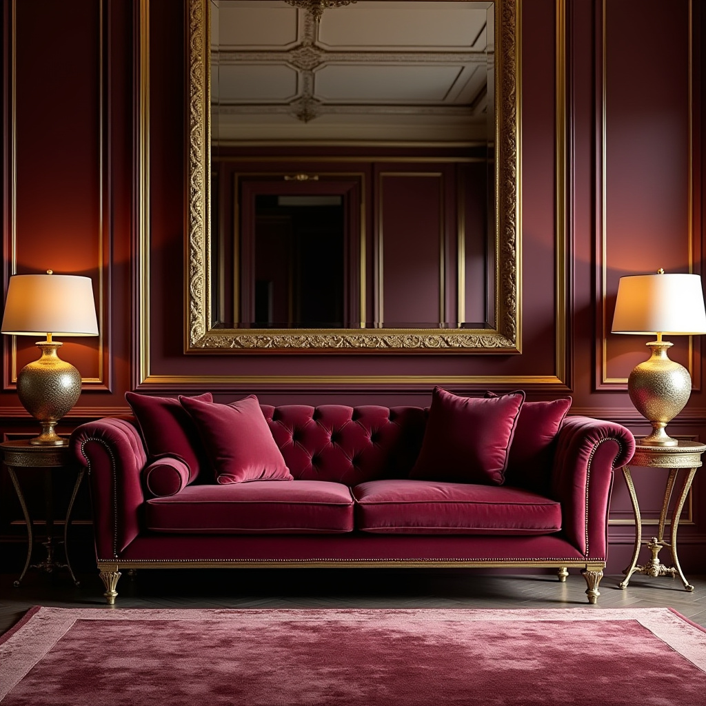 Living Room Mirror Wall 21