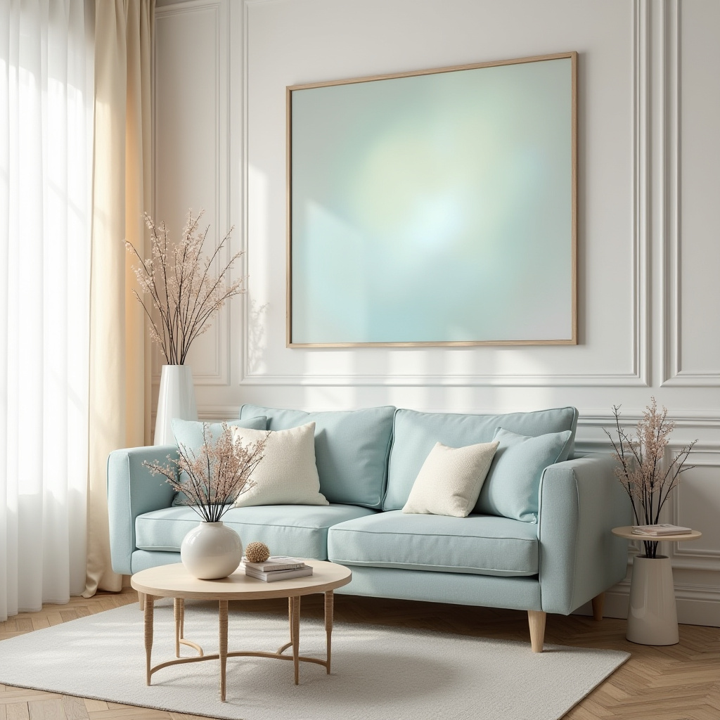 Living Room Mirror Wall 27