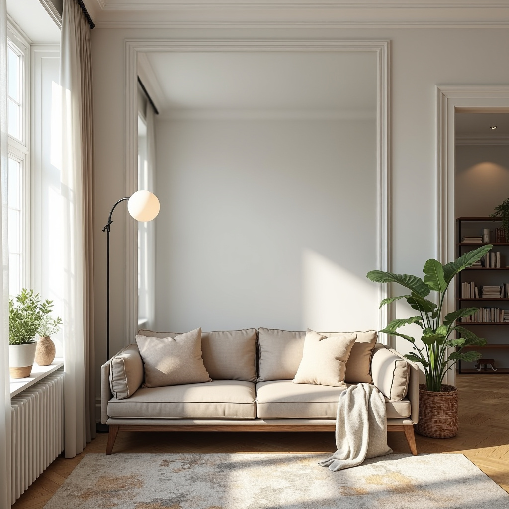 Living Room Mirror Wall 3