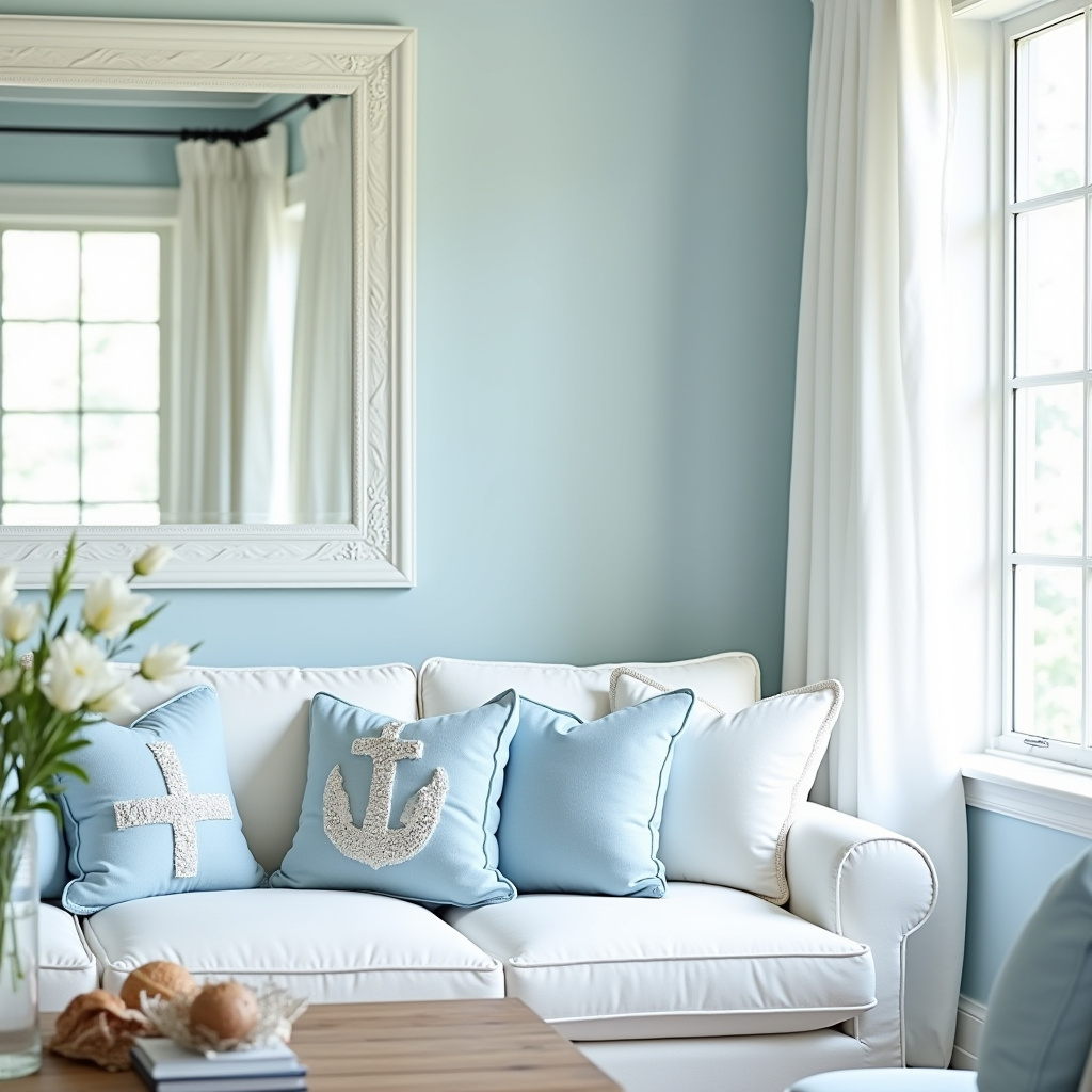 Living Room Mirror Wall 30