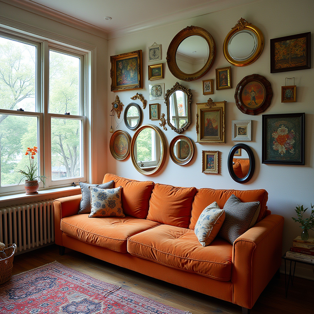 Living Room Mirror Wall 4