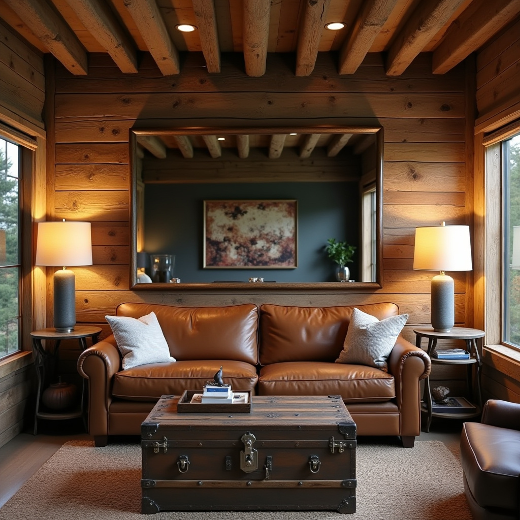 Living Room Mirror Wall 6