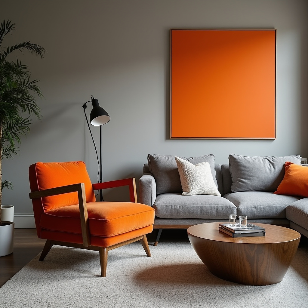 Living Room Orange 10
