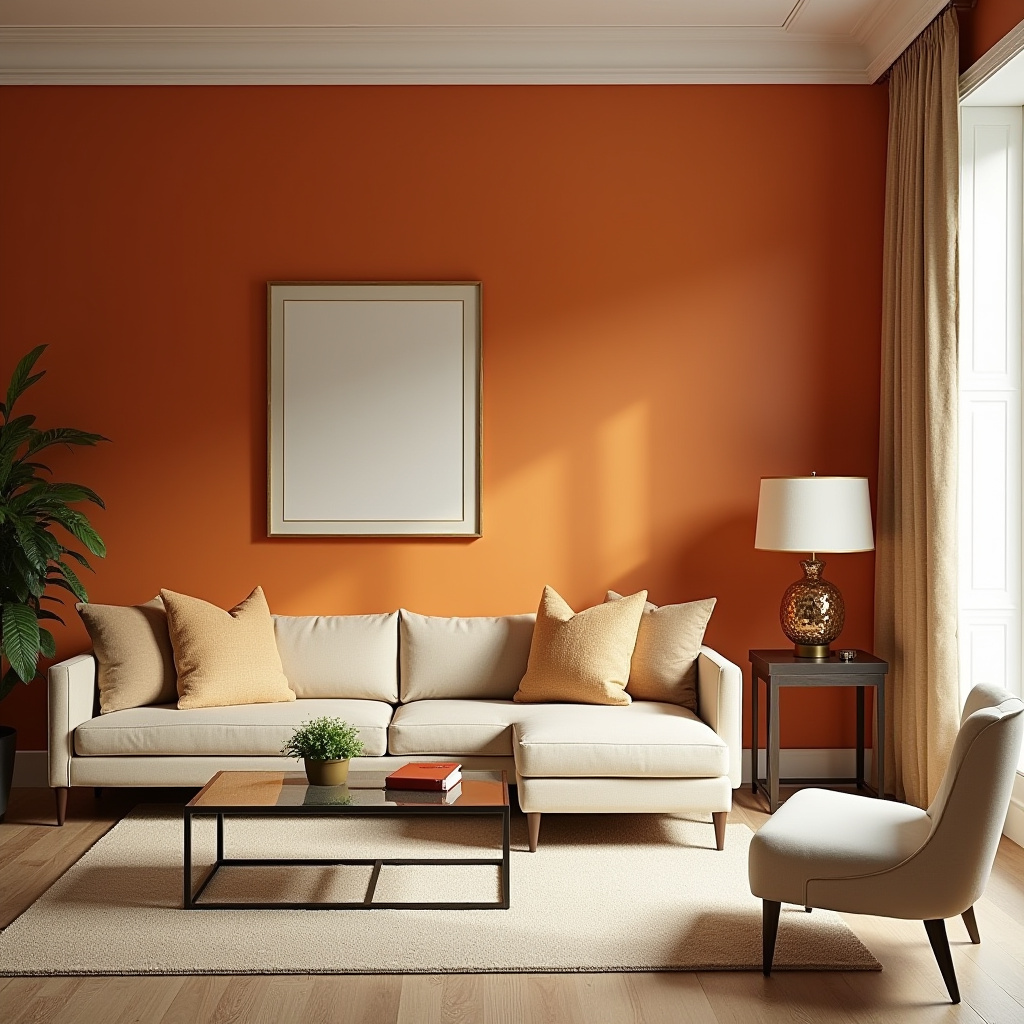 Living Room Orange 26
