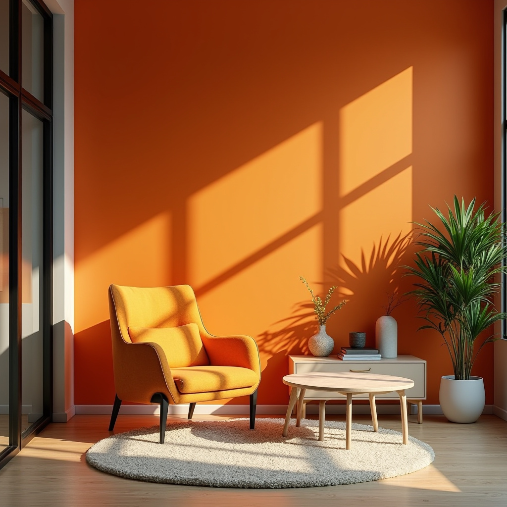 Living Room Orange 27