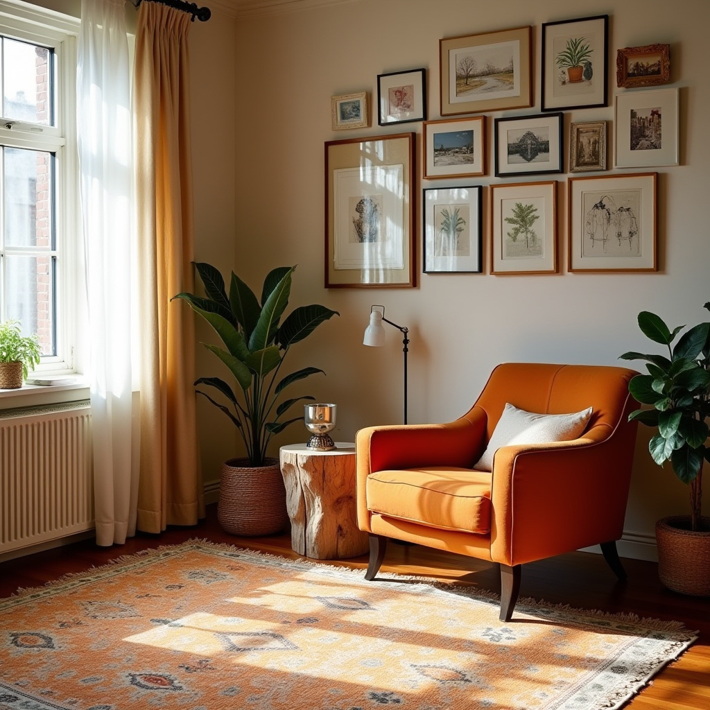 Living Room Orange 3