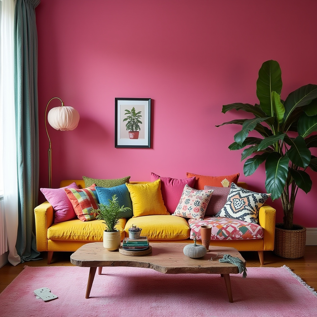 Living Room Pink 17