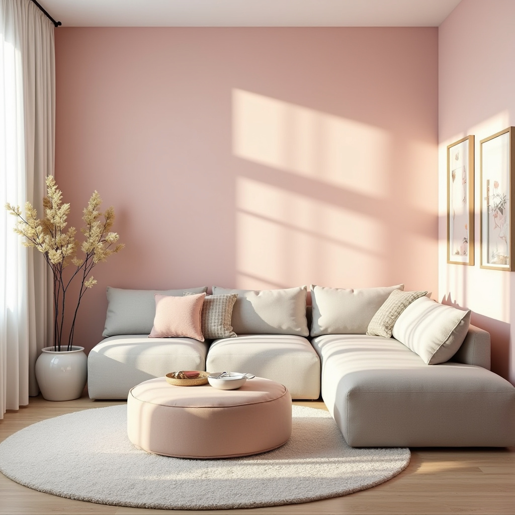 Living Room Pink 21